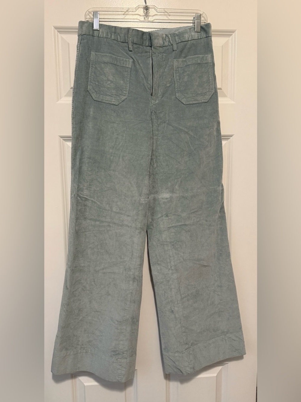Vineyard Vines Women’s Corduroy Wide-Leg Pants in Sage